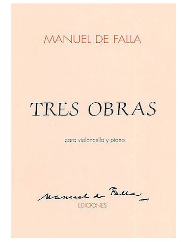 FALLA M.-Works (3) per violoncello e pianoforte