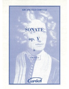 CORELLI A.-Sonate Op.5 Vol.2º per Violino e Pianoforte (Urtext)