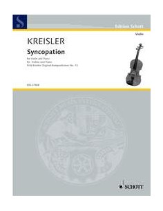 KREISLER F.-Sincope per Violino e Pianoforte