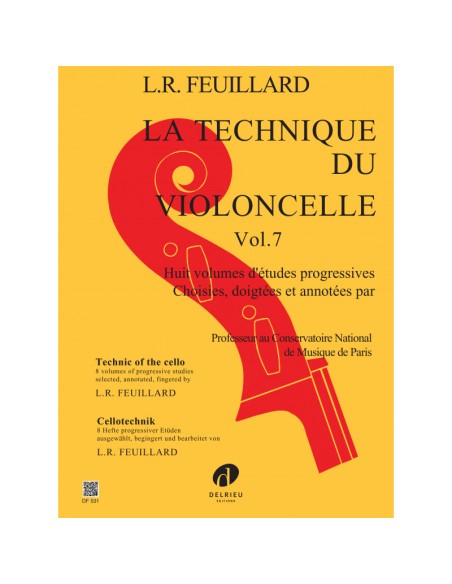 FEUILLARD L.R.-Technique 7º pour violoncelle