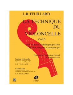 FEUILLARD L.R.-Technik 6º für Violoncello
