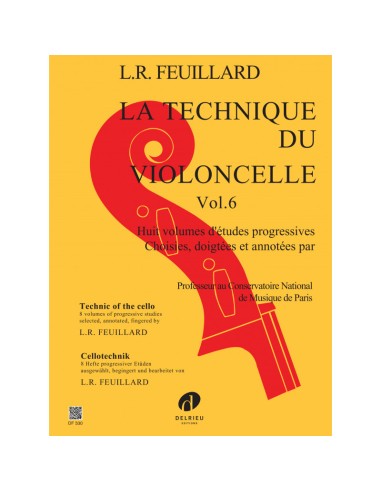 FEUILLARD L.R.-Technique 6º for Cello