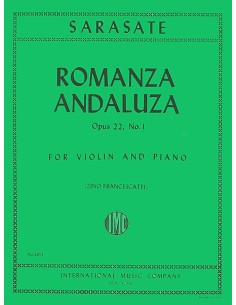 SARASATE P.-Romanza Andaluza Op.22 nº 1 for Violin and Piano (Francescatti)