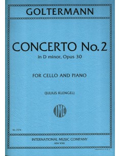 GOLTERMANN G.-Concerto No. 2 in D minor Op.30 for Cello and Piano (Klengel)