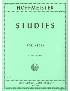 HOFFMEISTER F.A.-Studi (12) per Viola (Herrmann)