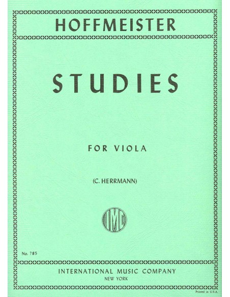 HOFFMEISTER F.A.-Studi (12) per Viola (Herrmann)