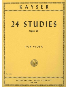 KAYSER H.E.-Etüden Op.55 für Viola