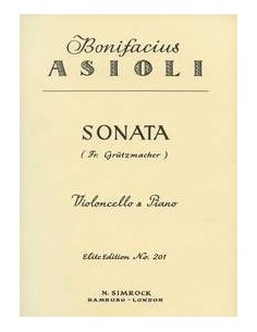 ASIOLI B.-Sonata in Do maggiore per violoncello e pianoforte (Grutzmacher)