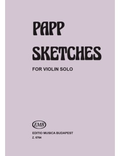 PAPP L.-Skizzen für Violine