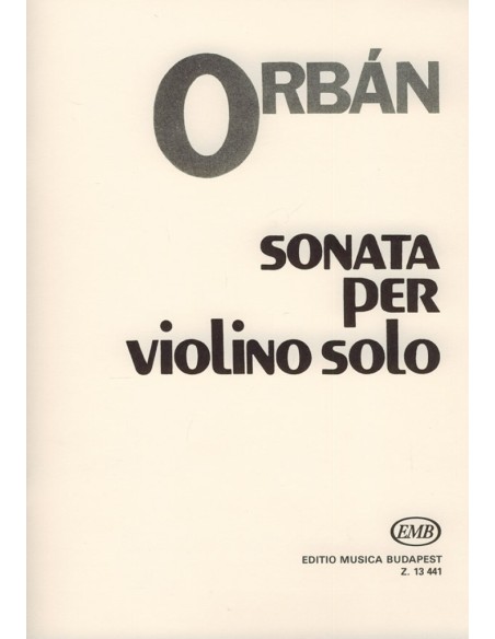 ORBAN G.-Sonate pour violon