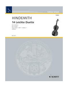 HINDEMITH P.-Piccoli Pezzi (14) per 2 Violini