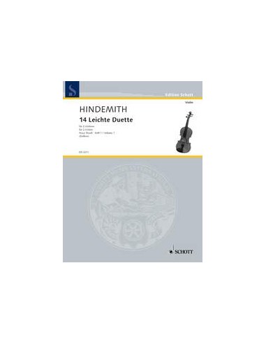 HINDEMITH P.-Piccoli Pezzi (14) per 2 Violini