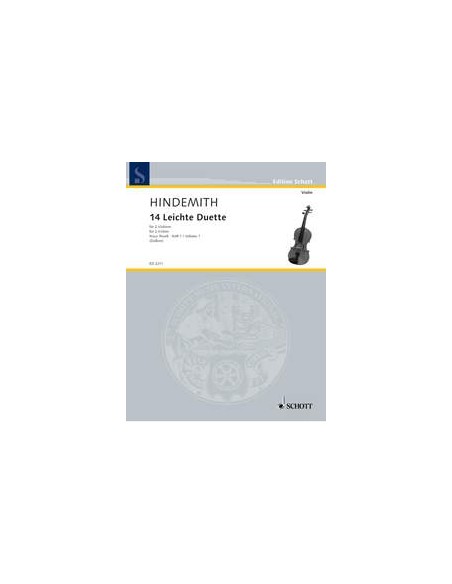 HINDEMITH P.-Piccoli Pezzi (14) per 2 Violini