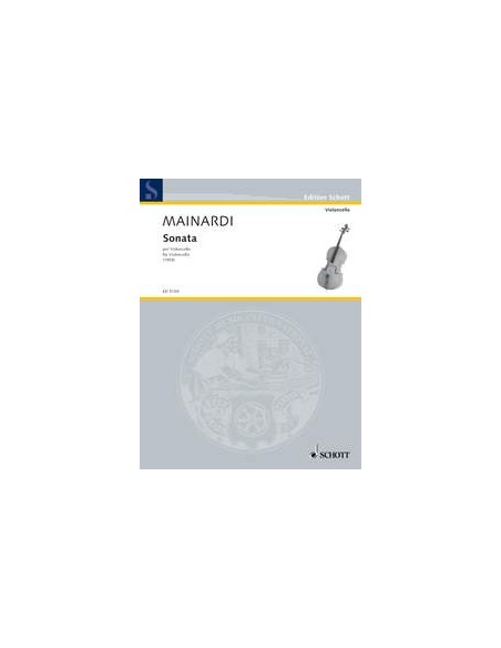 MAINARDI E.-Sonate (1959) pour violoncelle