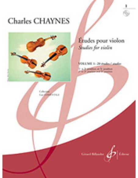 CHAYNES C.-2nd Studies: 18 Second Cycle Studies for Violin (Inc.CD)