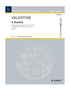 VALENTINE R.-Duetti (4) Op.6 per 2 Violini (2 Flauti) (2 Oboi) (Ruf)