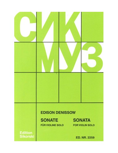 DENISOV E.-Sonata per violino