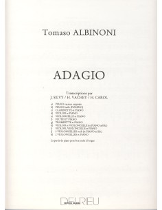 ALBINONI T.-Adagio per Violino (Flauto) e Pianoforte (Ultime Unità)