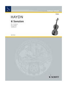 HAYDN J.-Sonate (6) (Hob.VI/G1) per 2 violini (Hoffmann)