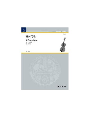 HAYDN J.-Sonate (6) (Hob.VI/G1) per 2 violini (Hoffmann)