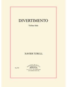 TURULL X.-Divertimento para Violin