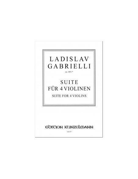 GABRIELLI L.-Suite pour 4 violons