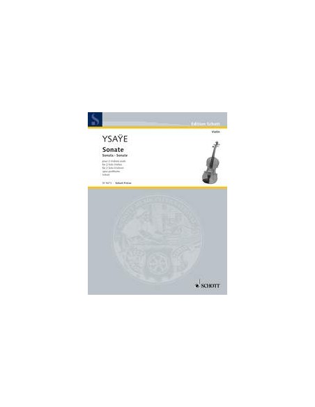 YSAYE E.-Sonata Op. postuma per 2 violini (Urtext)