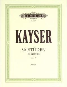 KAYSER H.E.-Etüden Op.20 für Violine (Sitt)