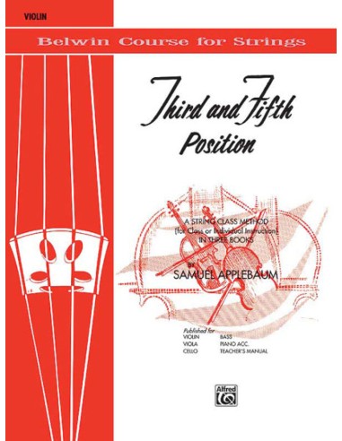 APPLEBAUM S.-String Builder : 3e et 5e position pour violon