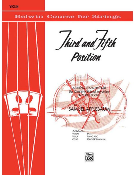 APPLEBAUM S.-String Builder: 3rd and 5th Position for Violin