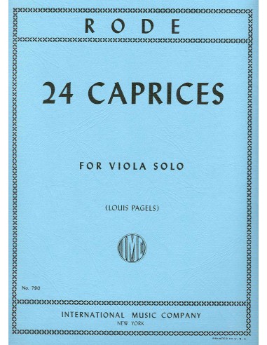 RODE P.-Caprichos (24) per Viola (Pagels)