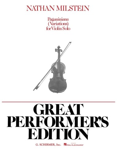 MILSTEIN N.-Paganiana Variations for Violin