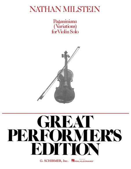 MILSTEIN N.-Paganiana Variations for Violin