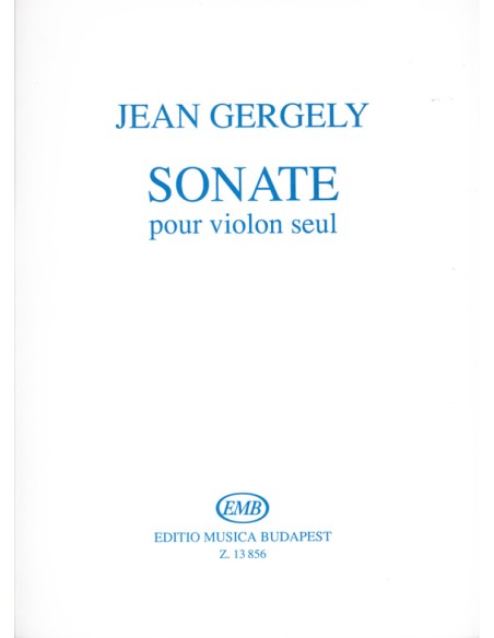 GERGELY J.-Sonate für Violine