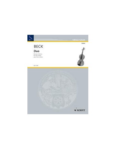 BECK C.-Duo (1960) pour 2 violons