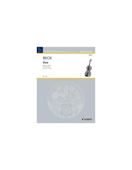 BECK C.-Duo (1960) pour 2 violons