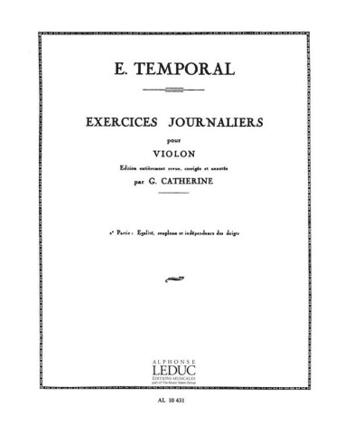 TEMPORARY E.-Exercises Journaliers Vol.2 for Violin (Catherine)