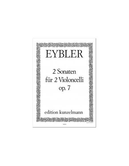 EYBLER J.-Sonates (2) Op.7 pour 2 violoncelles