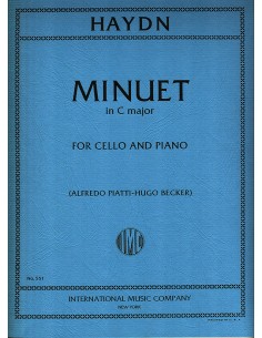 HAYDN J.-Minuet in C Major of the Sonata (Hob.VI/6) for Cello and Piano (Piatti)