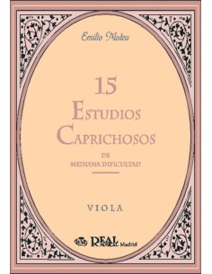 MATEU E.-Capricious Studies (15) of Medium Difficulty for Viola