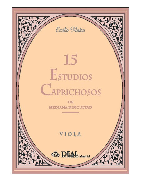 MATEU E.-Capricious Studies (15) of Medium Difficulty for Viola