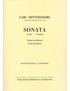 DITTERSDORF C.D.-Sonate G-Dur für Violine und Klavier (Mlynarczyk/Lurmann)