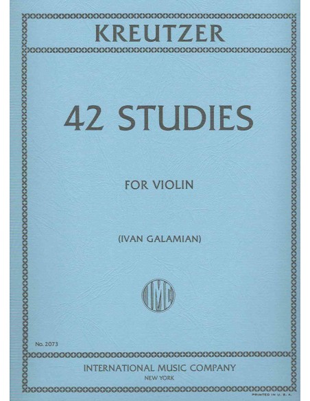 KREUTZER R.-Studies and Caprices (42) for Violin (Galamian)