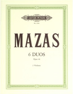 MACAS J.F.-Duos Op.46 for 2 Violins