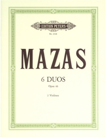 MACAS J.F.-DUOS Op.46 pour 2 violons