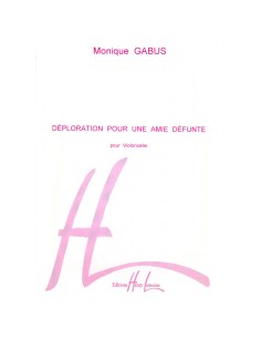 GABUS M.-Deploration pour une Amie Defunte pour Violoncelle