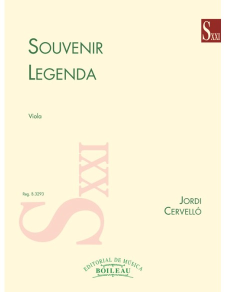 CERVELLO J.-Souvenir e Legenda per Viola
