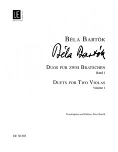 BARTOK B.-Duos Vol.1 para 2 Violas (P.Bartok)