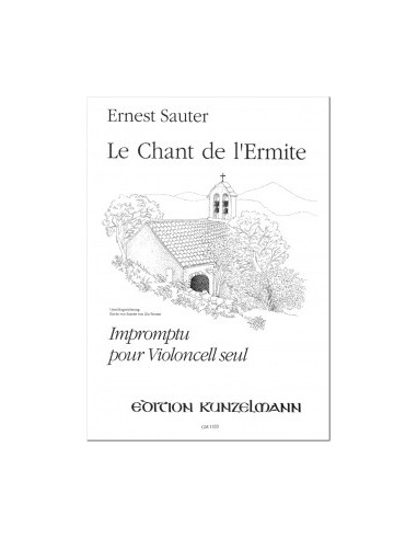 SAUTER E.-Impromptu « Le Chant de Lermite » pour violoncelle