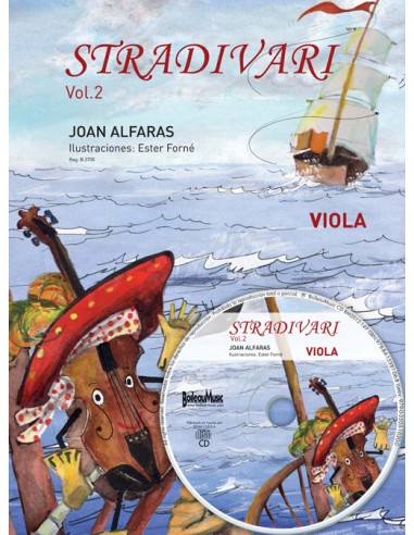 ALFARAS J.-Stradivari Vol.2 (Method) for Viola (Inc. CD)